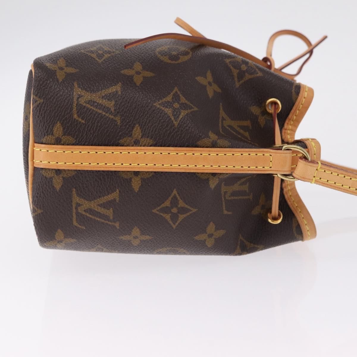 LOUIS VUITTON Monogram Nanonoe Shoulder Bag M81266 LV Auth 211510SAM