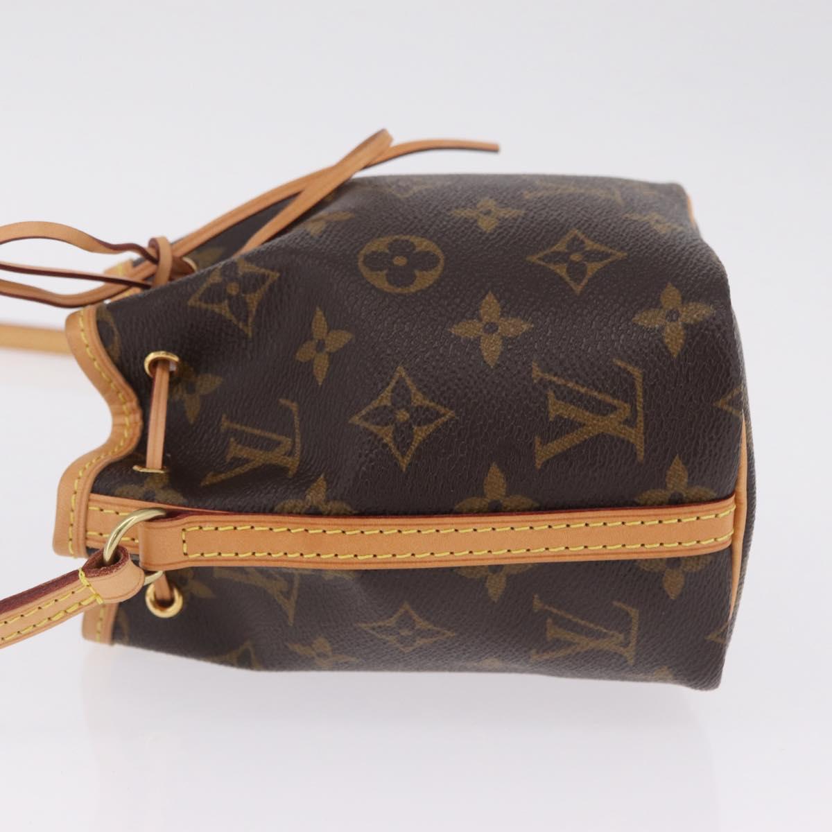 LOUIS VUITTON Monogram Nanonoe Shoulder Bag M81266 LV Auth 211510SAM