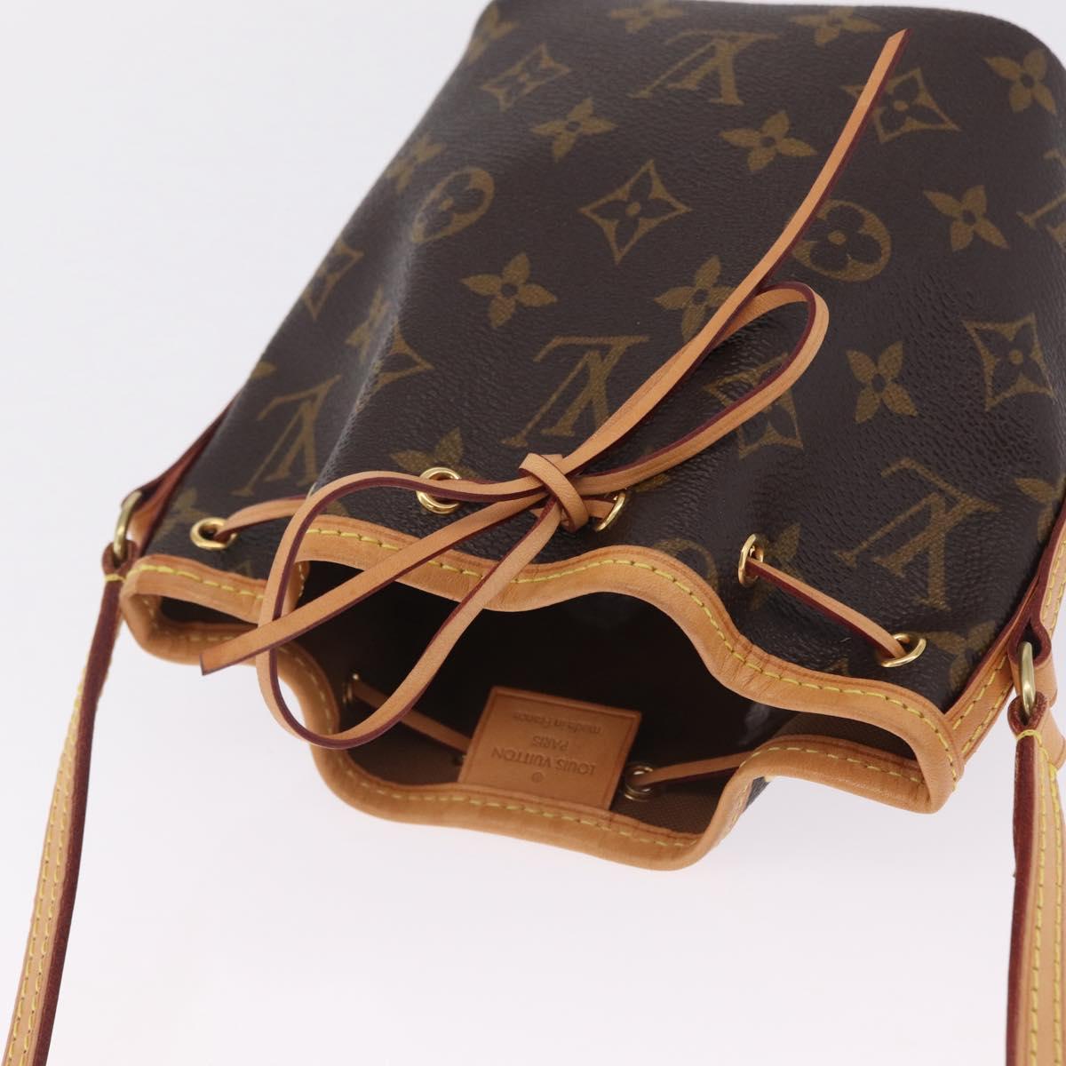 LOUIS VUITTON Monogram Nanonoe Shoulder Bag M81266 LV Auth 211510SAM