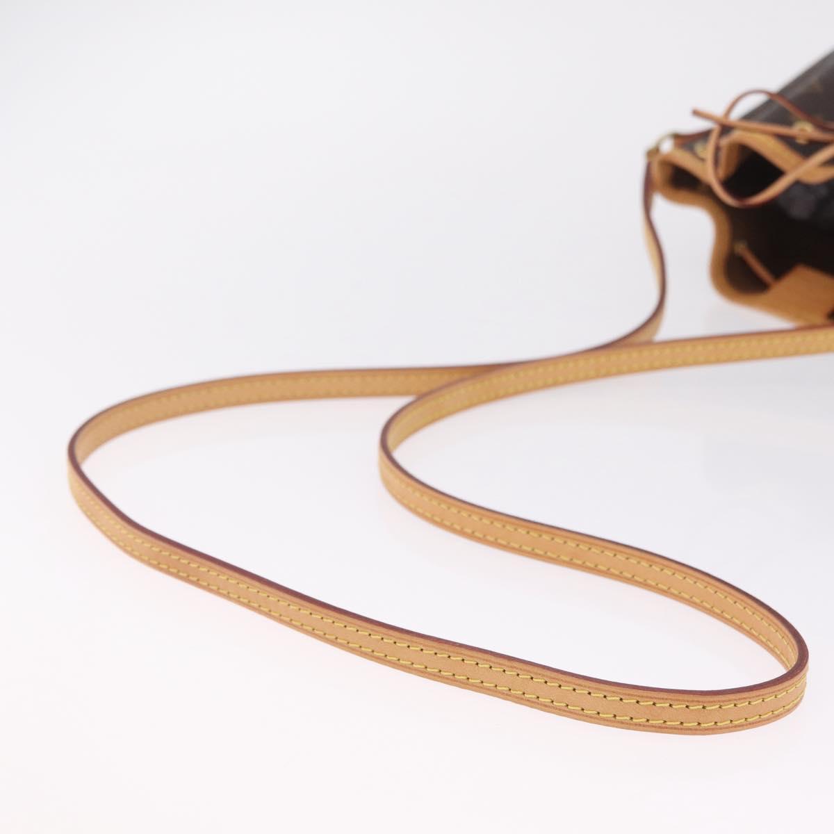 LOUIS VUITTON Monogram Nanonoe Shoulder Bag M81266 LV Auth 211510SAM
