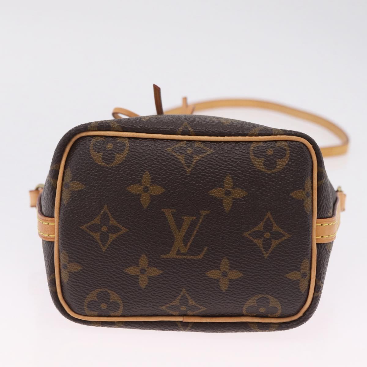 LOUIS VUITTON Monogram Nanonoe Shoulder Bag M81266 LV Auth 211510SAM
