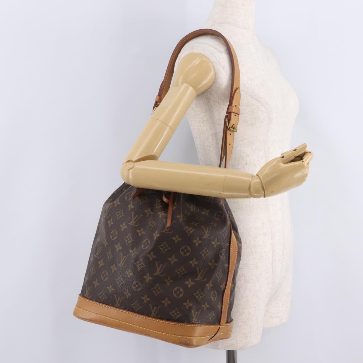 LOUIS VUITTON Monogram Noe Shoulder Bag M42224 LV Auth 211520A
