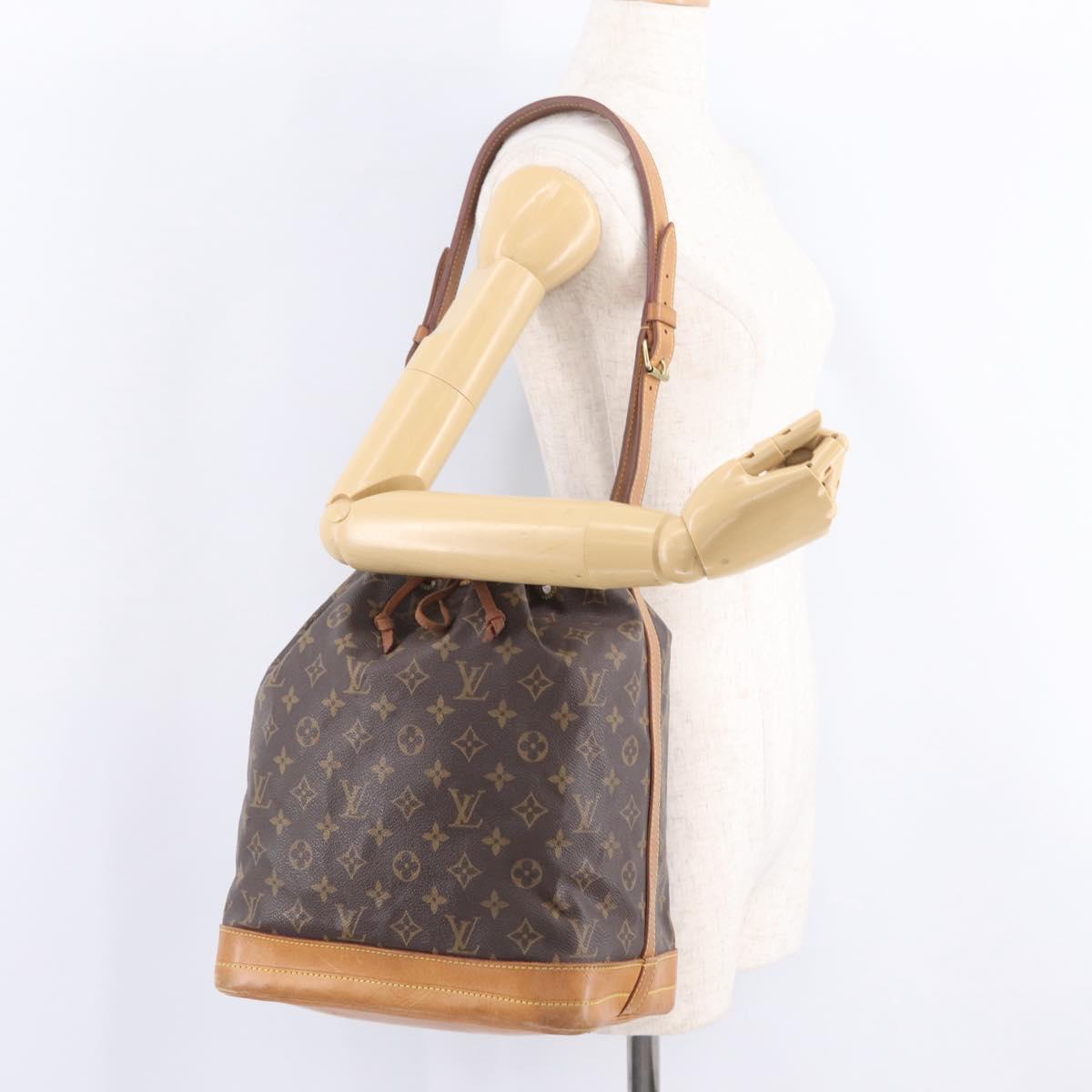 LOUIS VUITTON Monogram Noe Shoulder Bag M42224 LV Auth 211521A