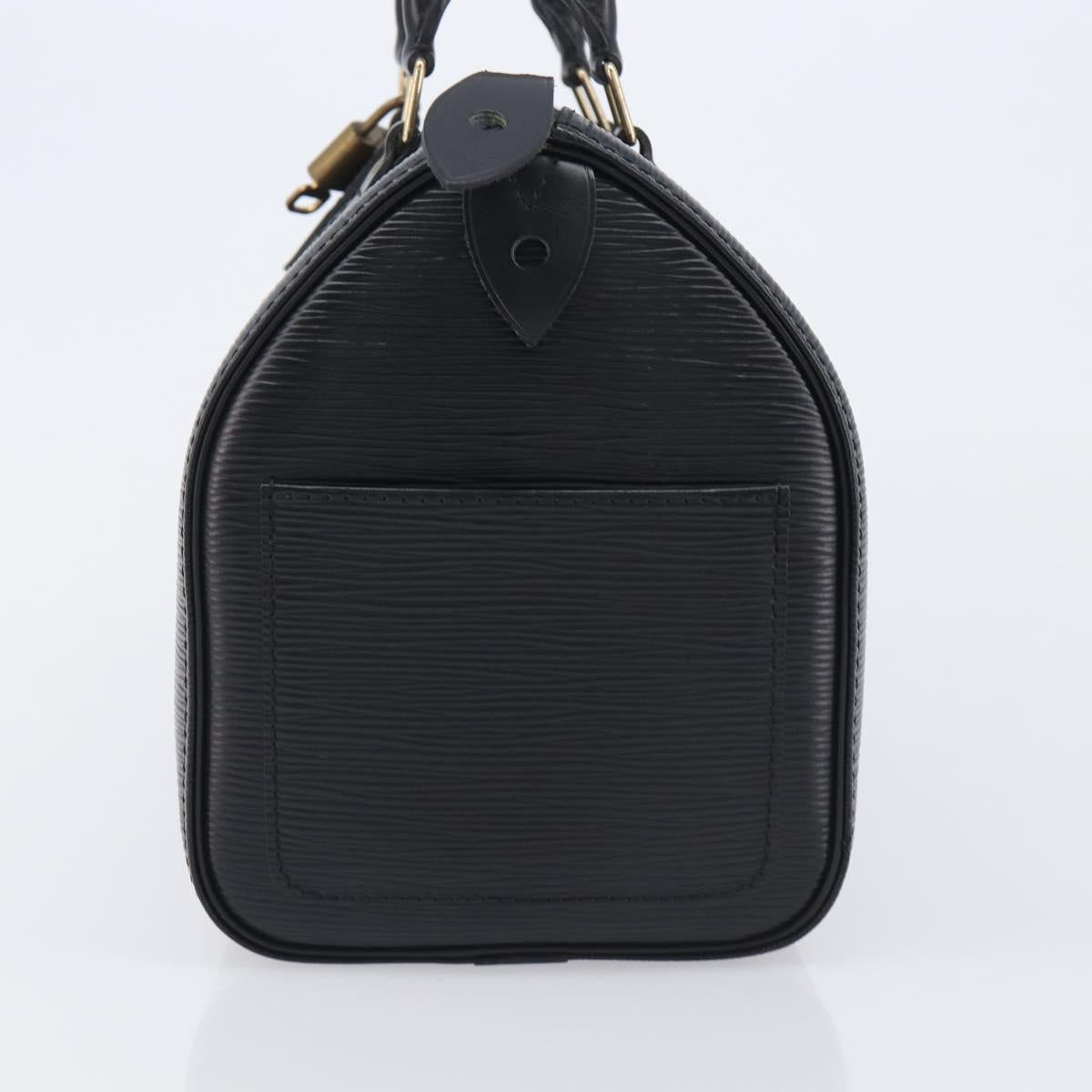 LOUIS VUITTON Epi Speedy 25 Hand Bag Black M59042 LV Auth 211537V