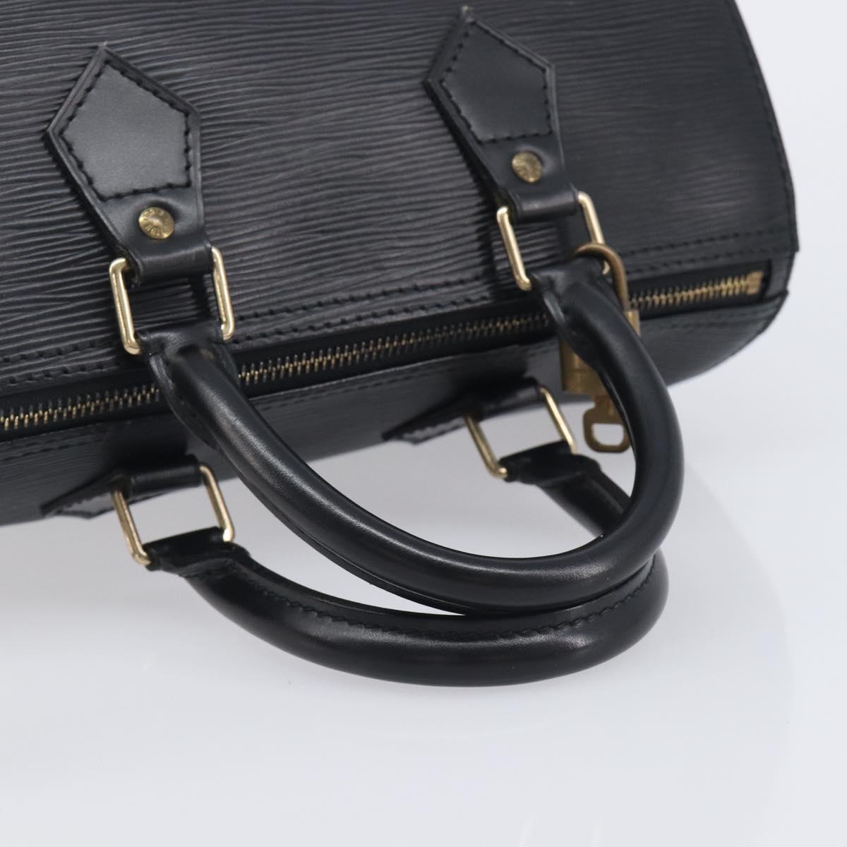 LOUIS VUITTON Epi Speedy 25 Hand Bag Black M59042 LV Auth 211537V
