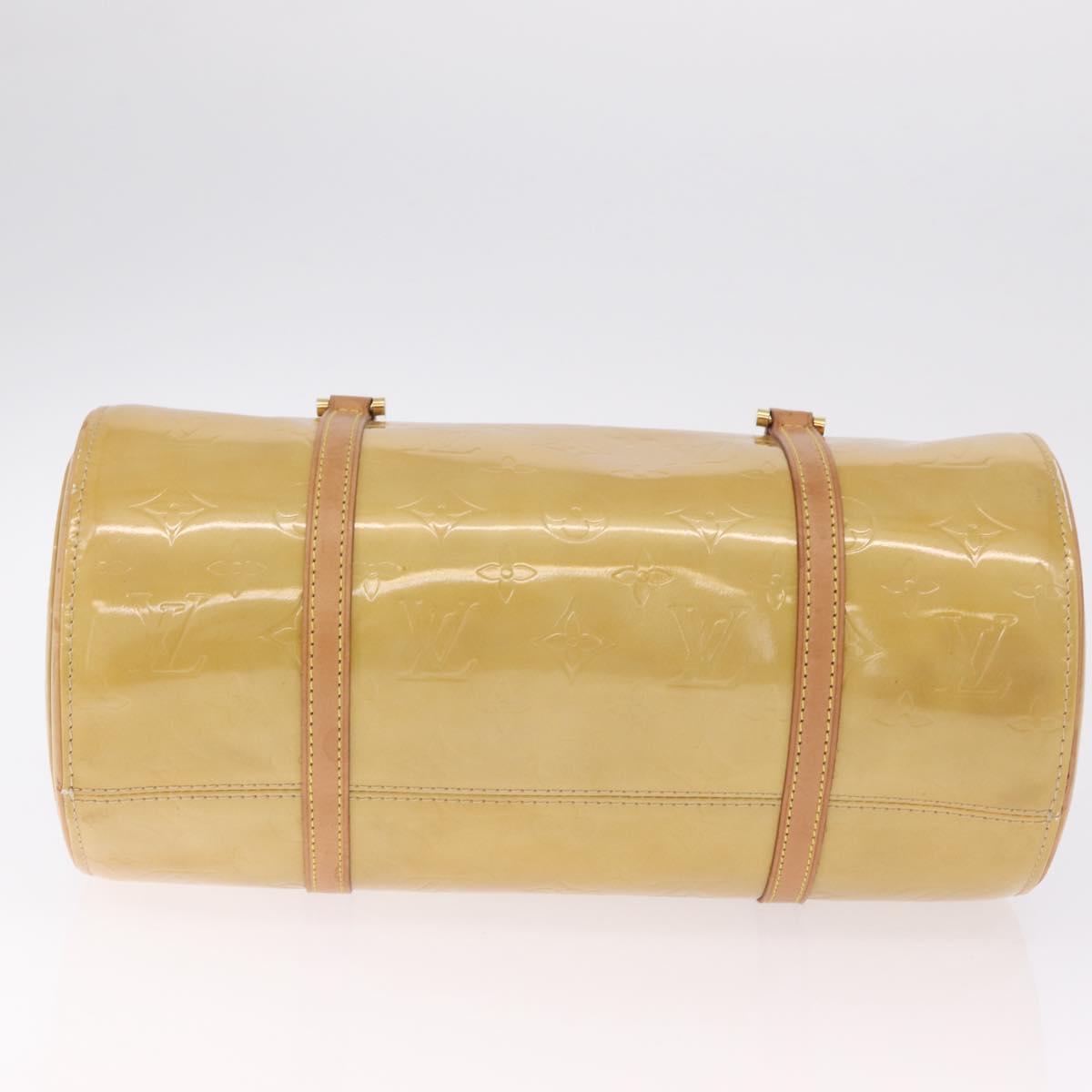 LOUIS VUITTON Monogram Vernis Bedford Hand Bag Beige M91006 LV Auth 211561A
