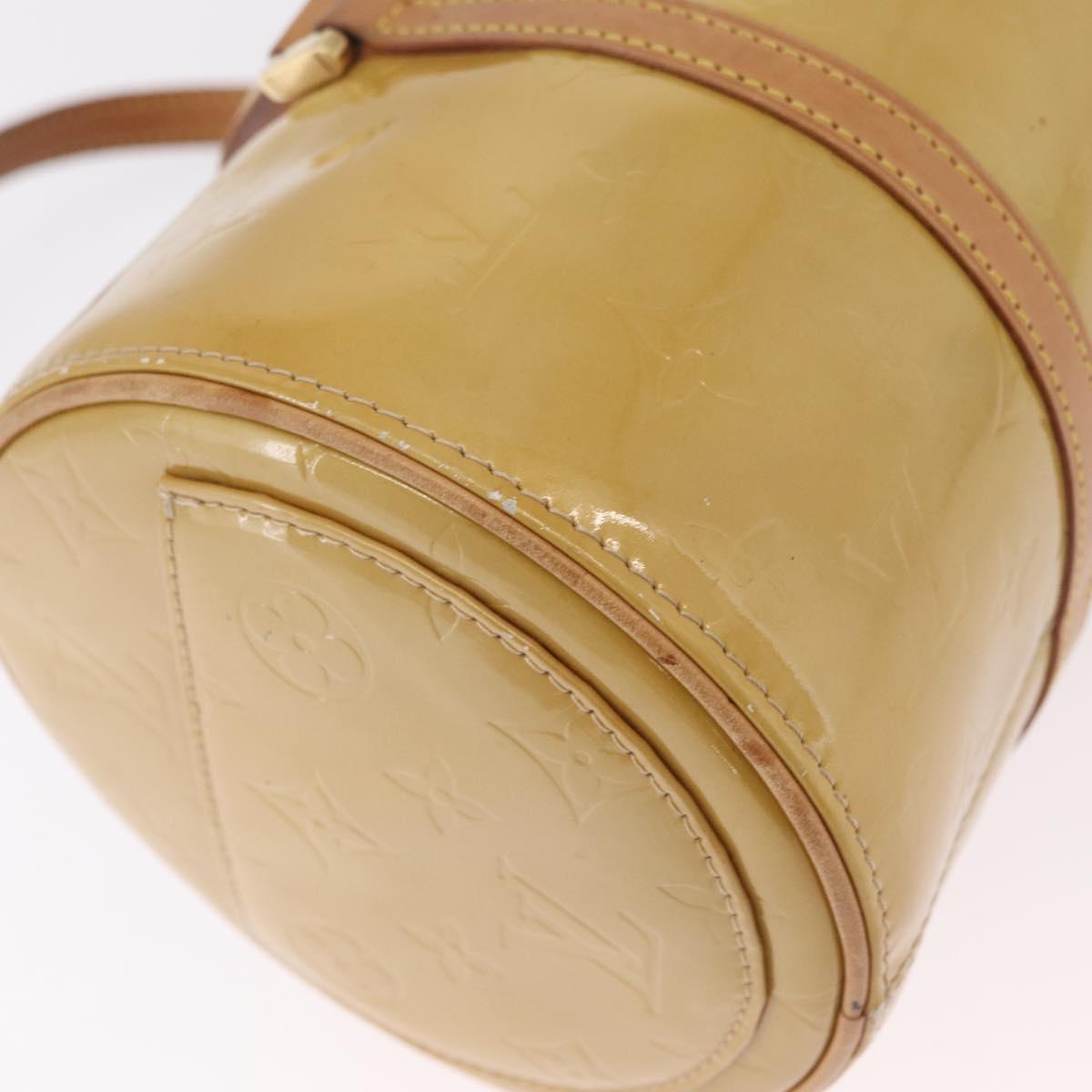 LOUIS VUITTON Monogram Vernis Bedford Hand Bag Beige M91006 LV Auth 211561A