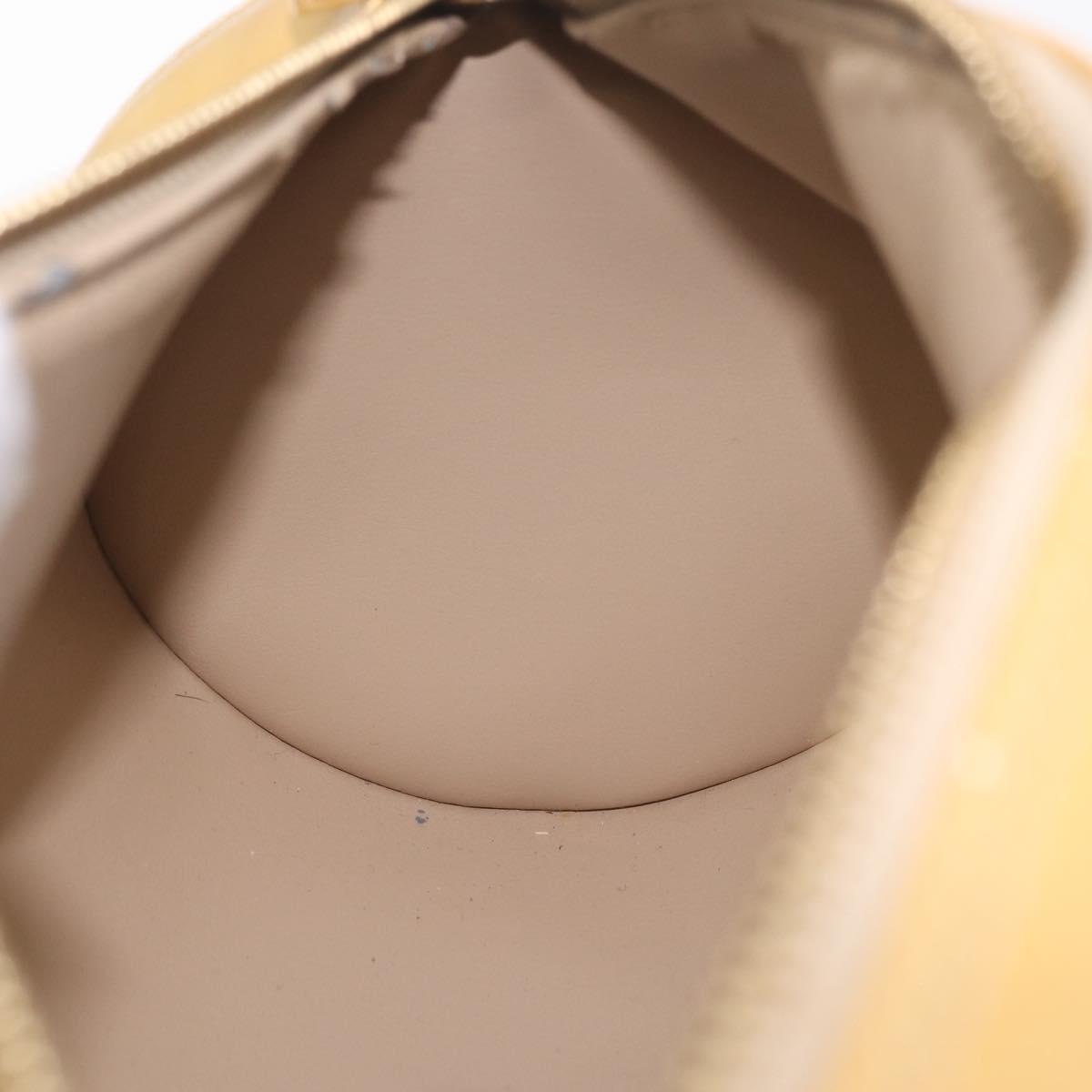 LOUIS VUITTON Monogram Vernis Bedford Hand Bag Beige M91006 LV Auth 211561A