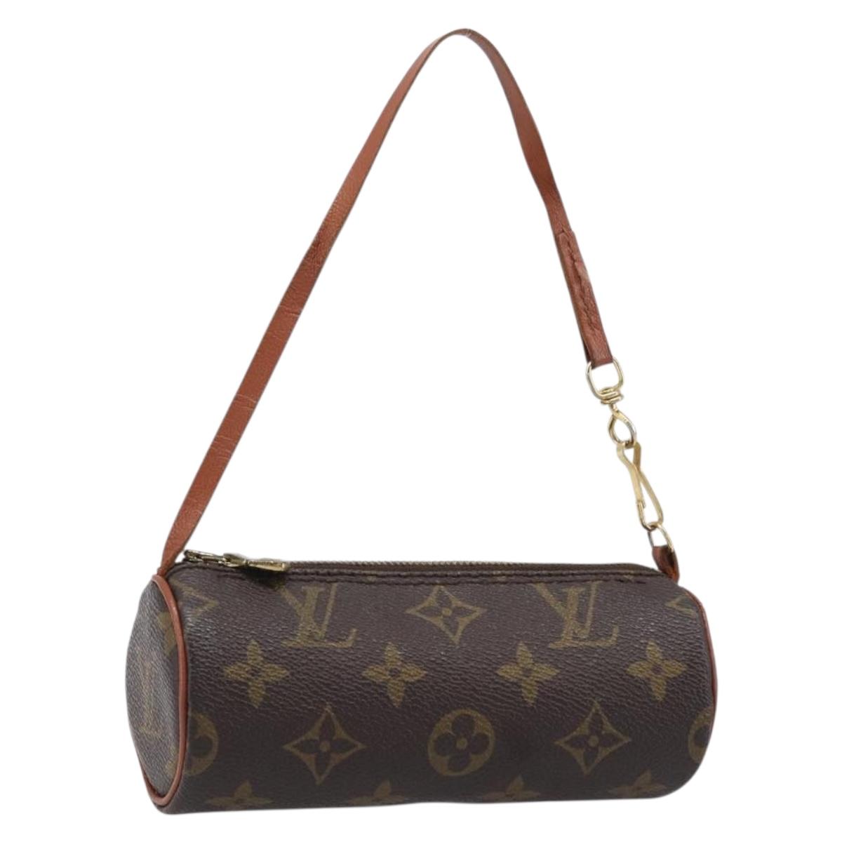 LOUIS VUITTON Monogram Papillon Pouch LV Auth 211574