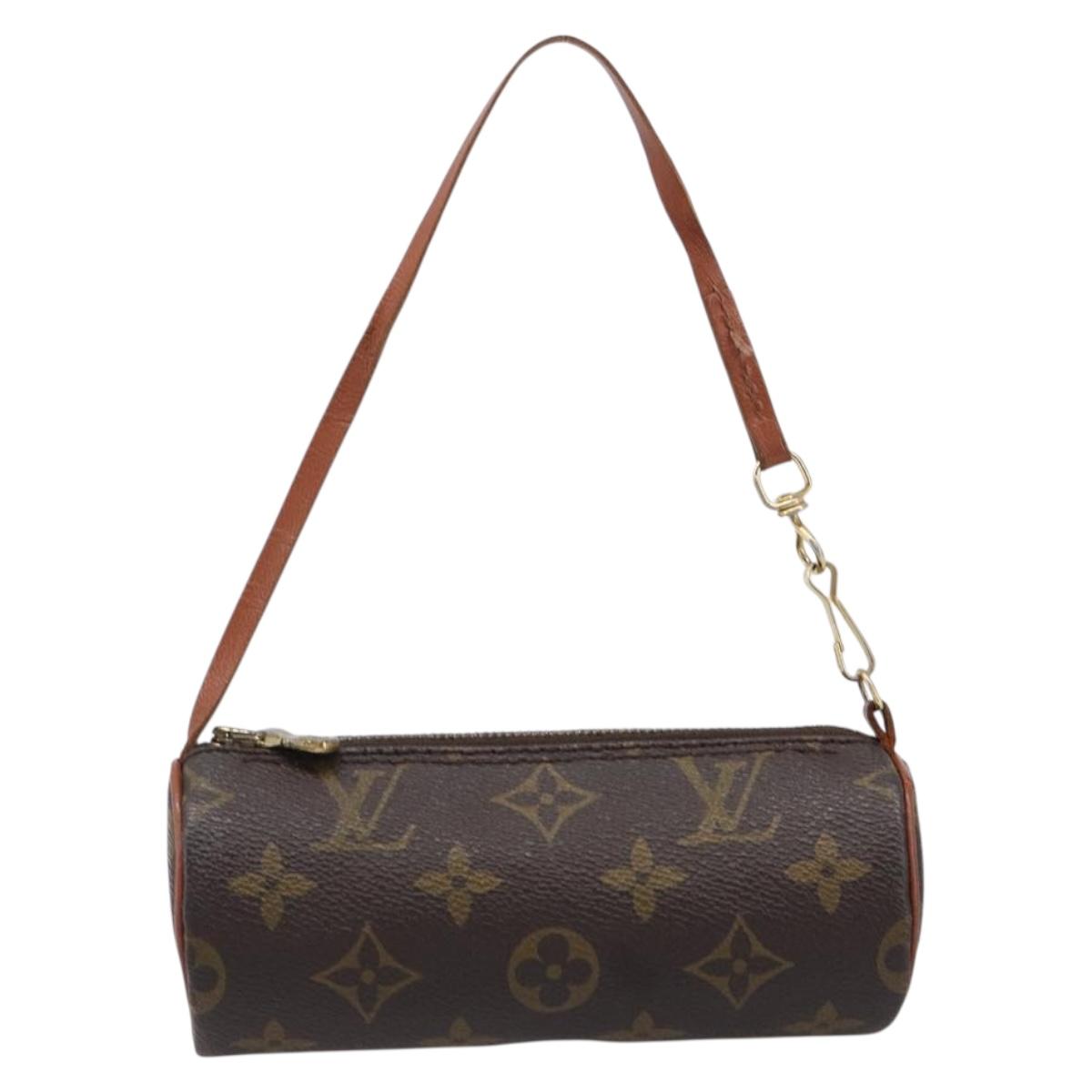 LOUIS VUITTON Monogram Papillon Pouch LV Auth 211574