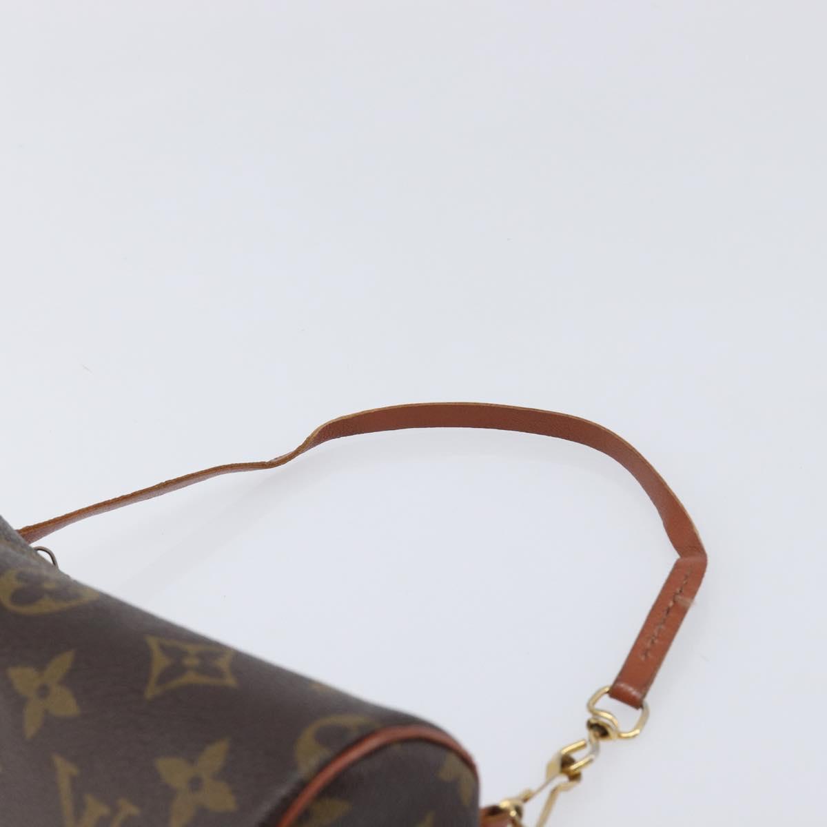 LOUIS VUITTON Monogram Papillon Pouch LV Auth 211574