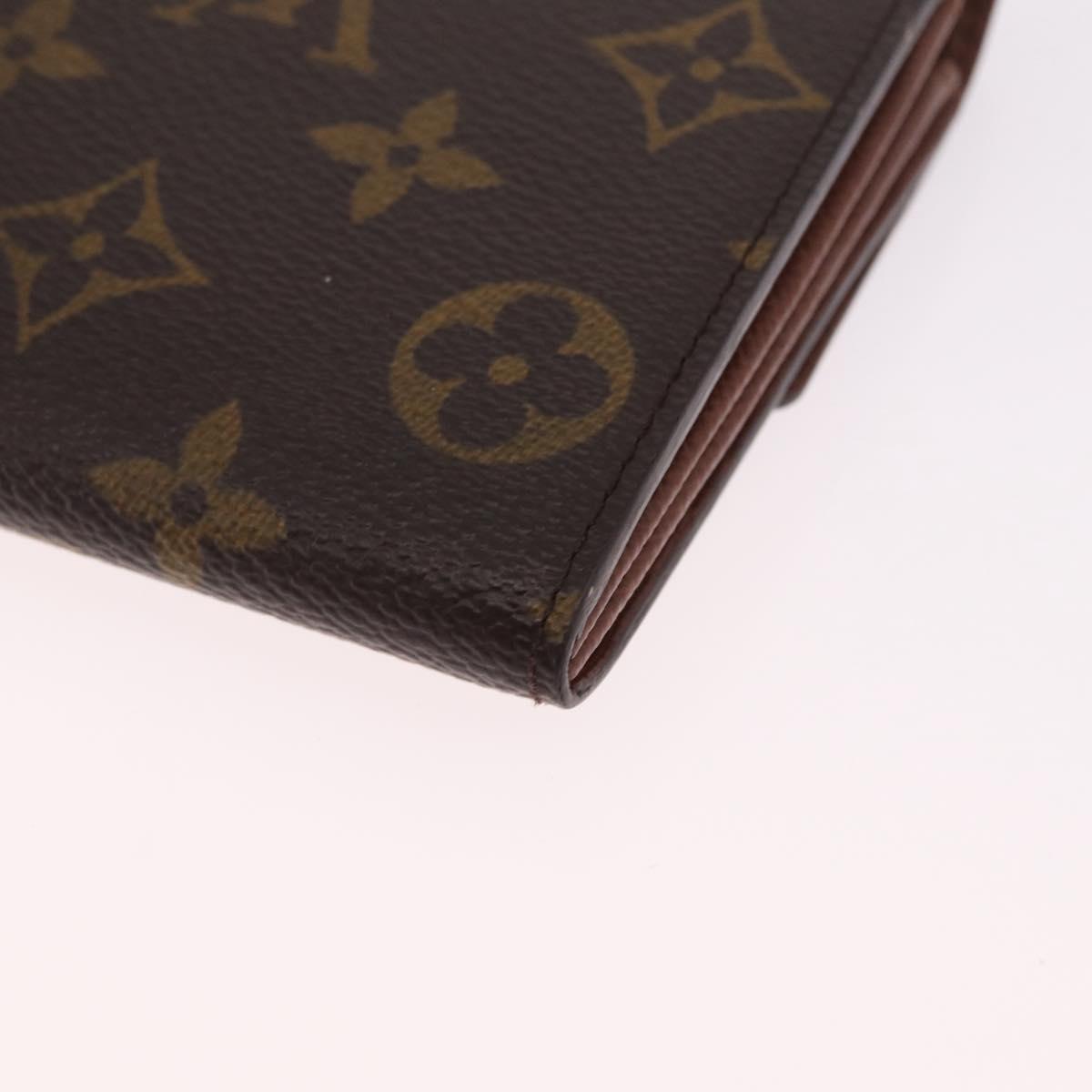 LOUIS VUITTON Monogram Portefeuille Sarah Long Wallet M61734 LV Auth 211629V