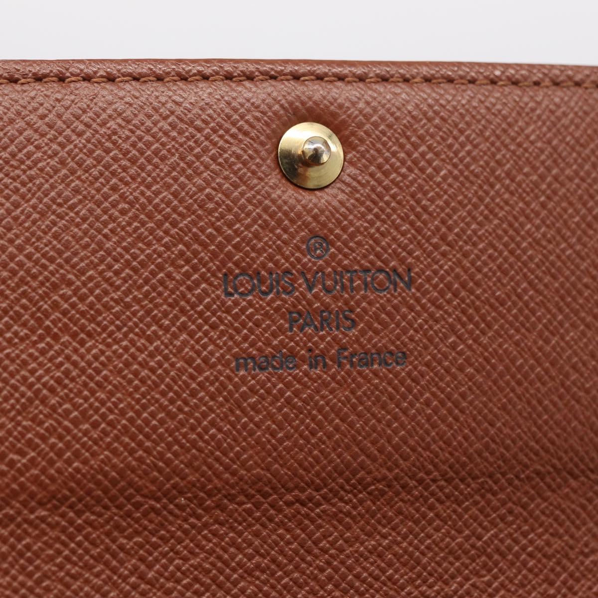 LOUIS VUITTON Monogram Portefeuille Sarah Long Wallet M61734 LV Auth 211629V