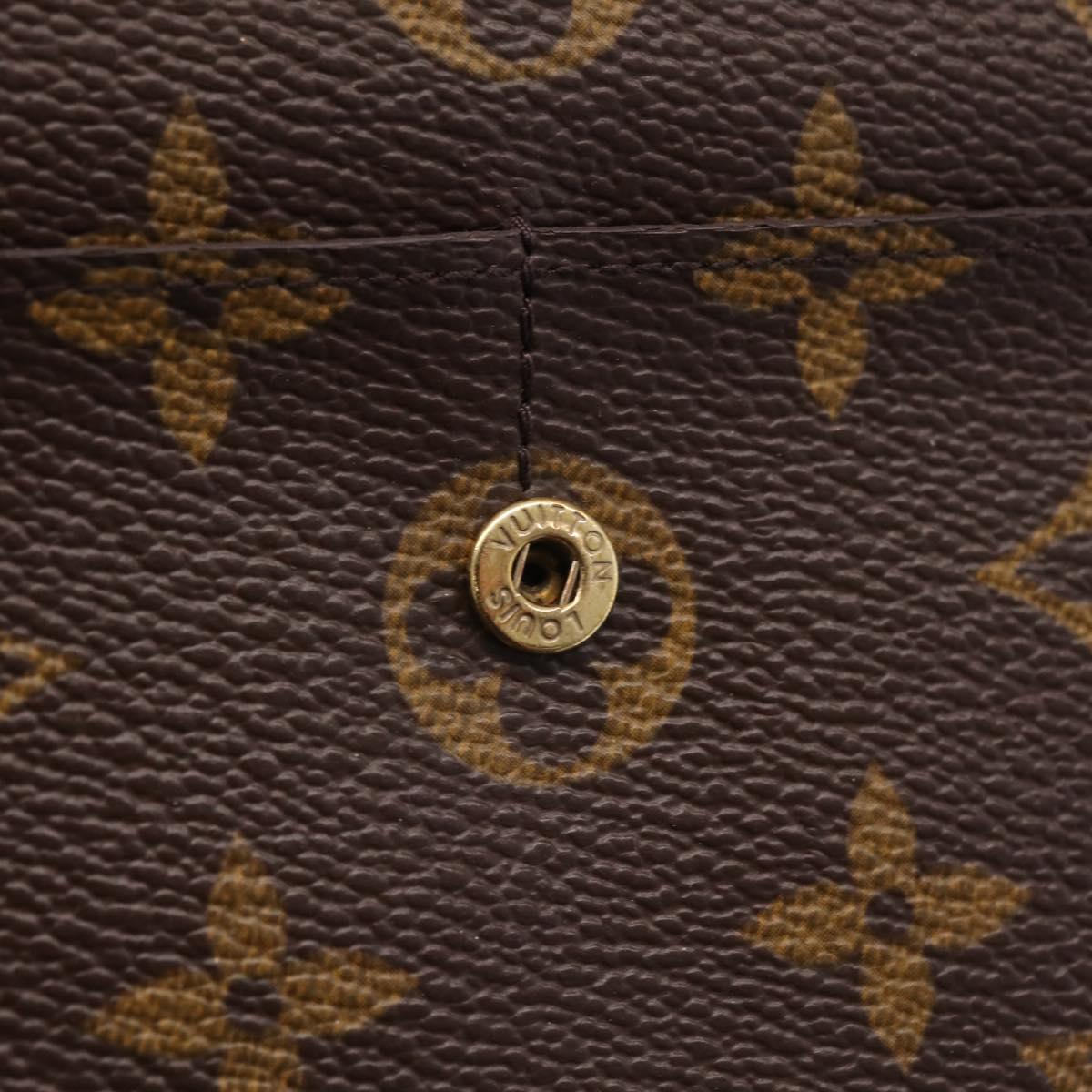 LOUIS VUITTON Monogram Portefeuille Sarah Long Wallet M61734 LV Auth 211629V