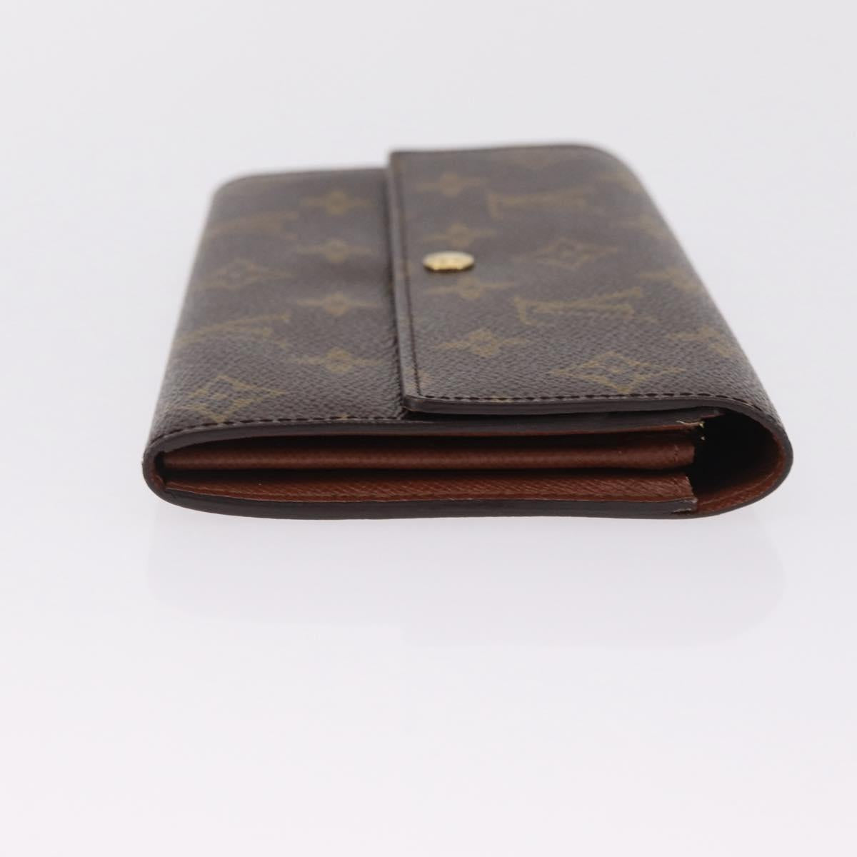LOUIS VUITTON Monogram Portefeuille Sarah Long Wallet M61734 LV Auth 211629V