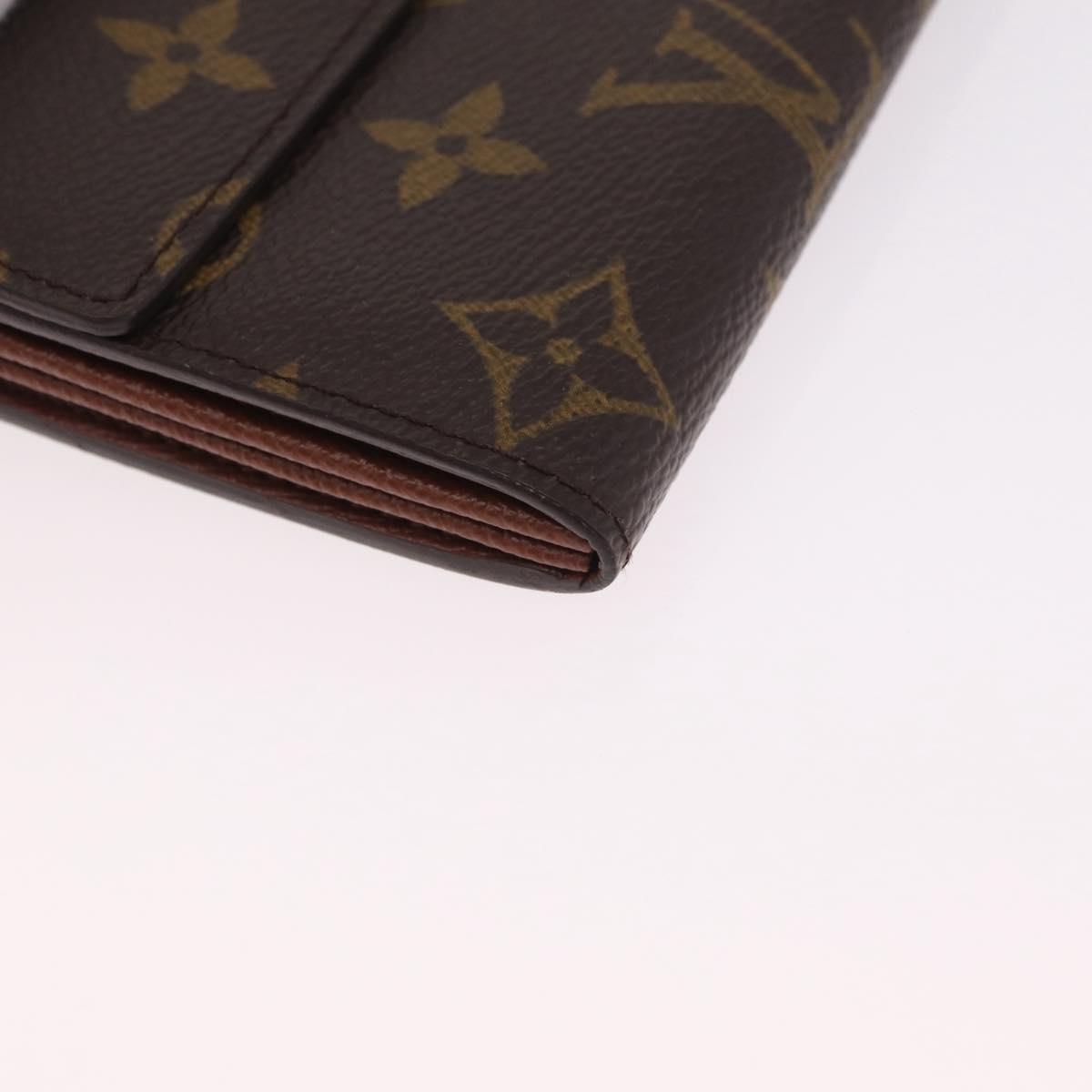 LOUIS VUITTON Monogram Portefeuille Sarah Long Wallet M61734 LV Auth 211629V