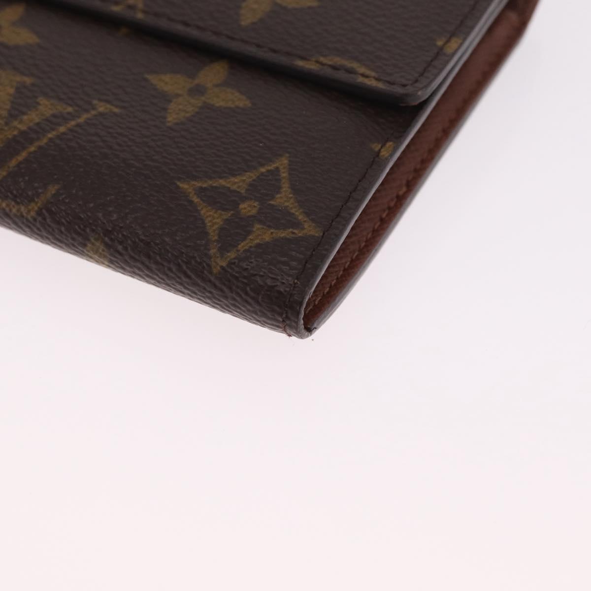 LOUIS VUITTON Monogram Portefeuille Sarah Long Wallet M61734 LV Auth 211629V