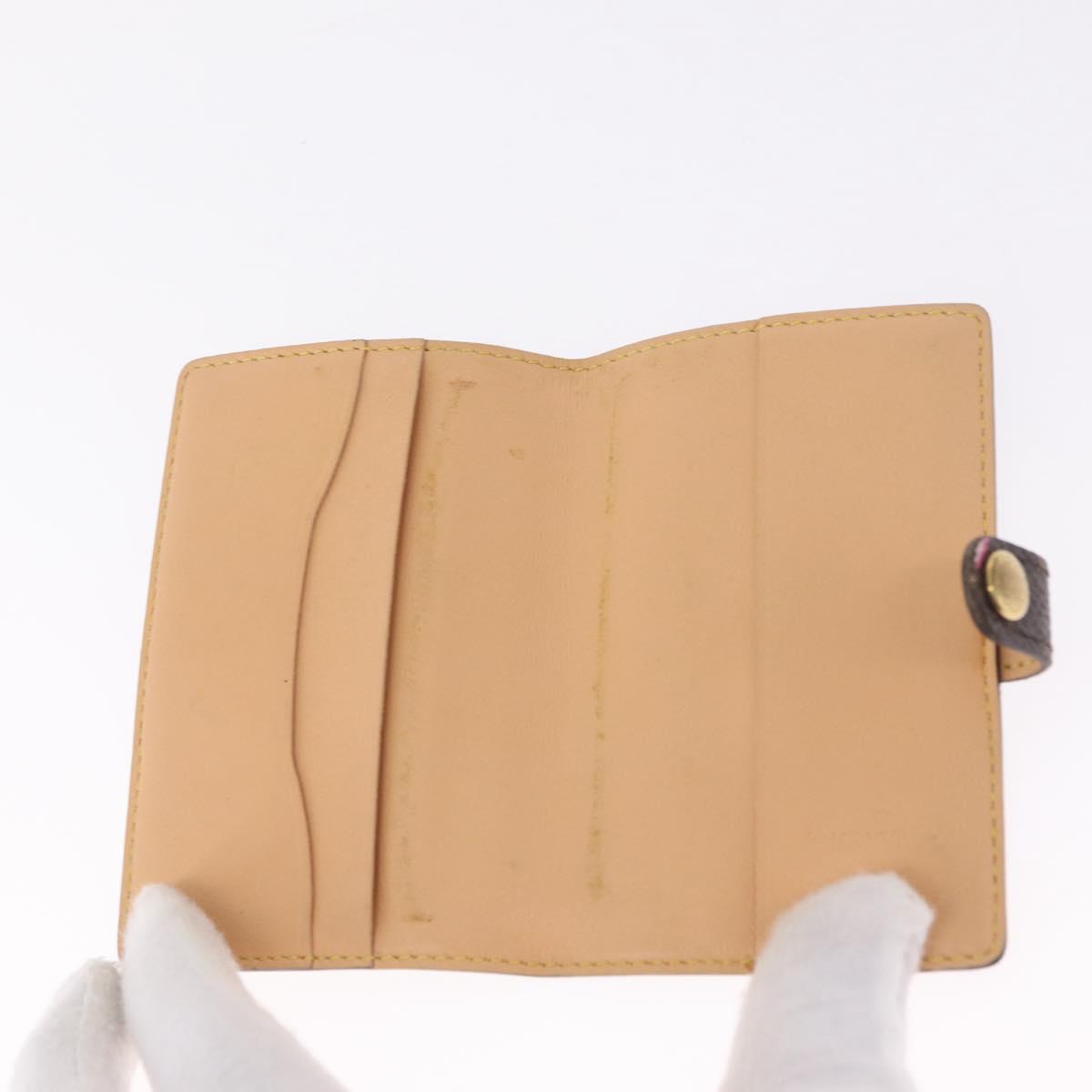 LOUIS VUITTON Monogram Cherry Blossom Agenda Mini Cover M92021 LV Auth 211634A
