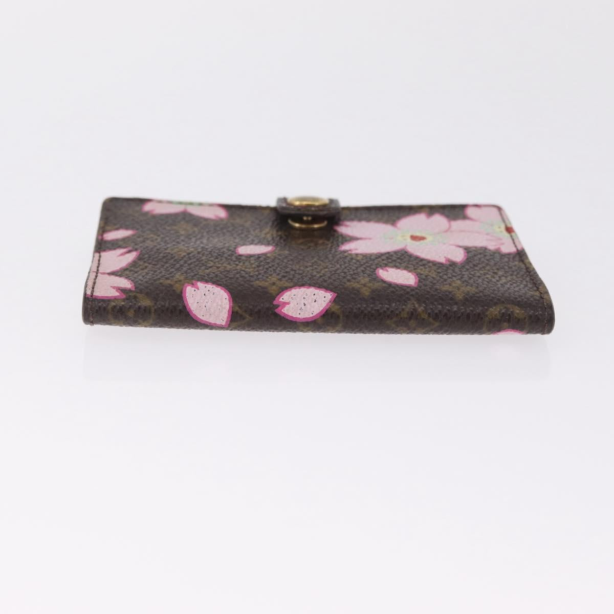 LOUIS VUITTON Monogram Cherry Blossom Agenda Mini Cover M92021 LV Auth 211634A