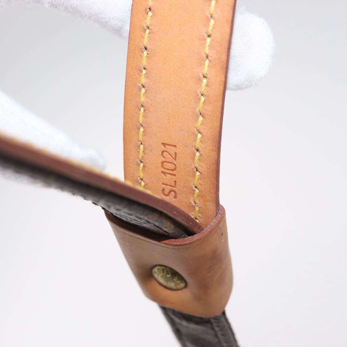LOUIS VUITTON Monogram Less Baxter MM Dog Leash M58056 LV Auth 211640