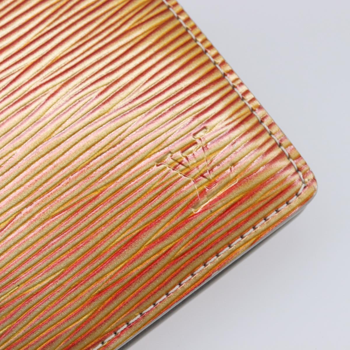 LOUIS VUITTON Cyber Epi Agenda PM Day Planner Cover Orange M99081 LV Auth 211649