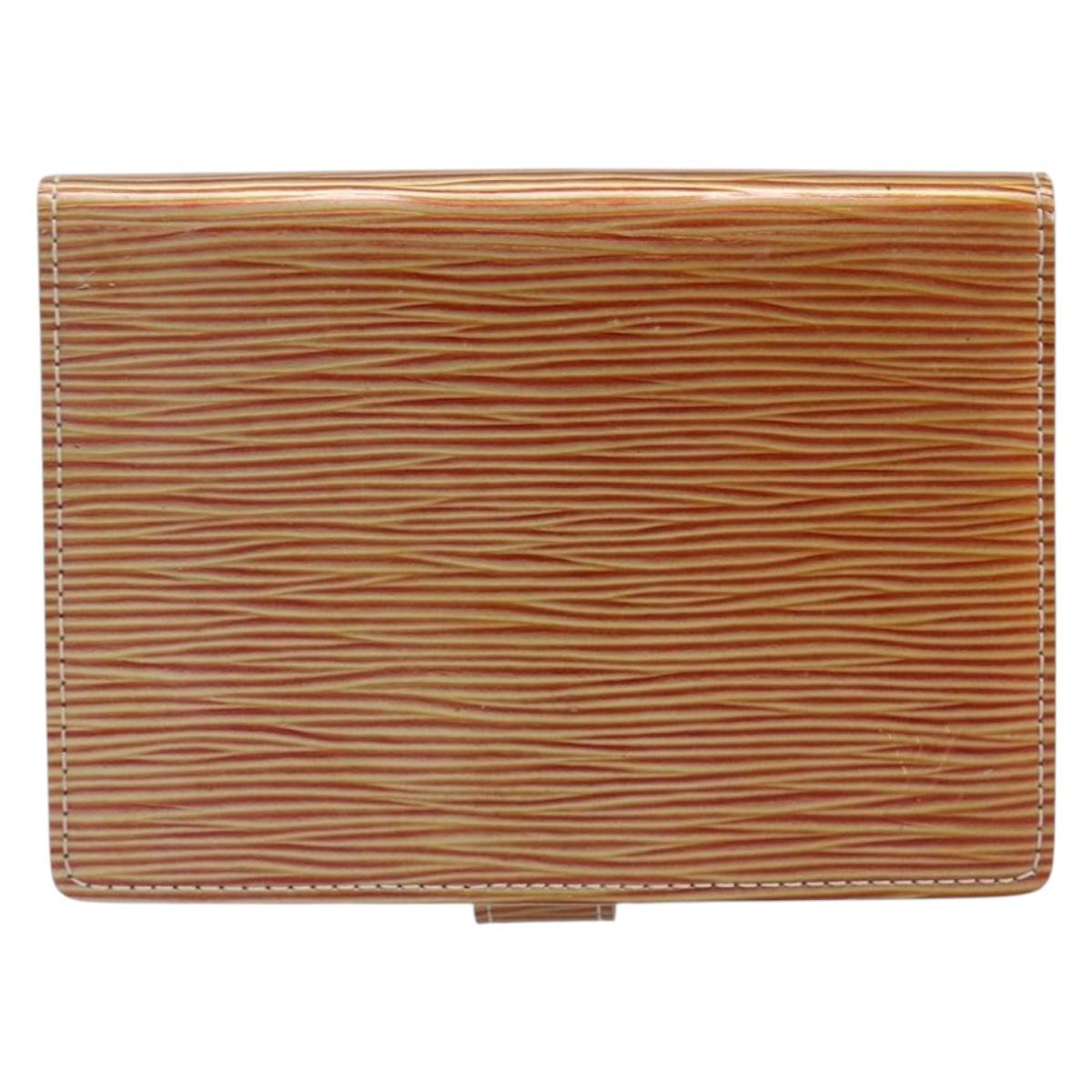 LOUIS VUITTON Cyber Epi Agenda PM Day Planner Cover Orange M99081 LV Auth 211649