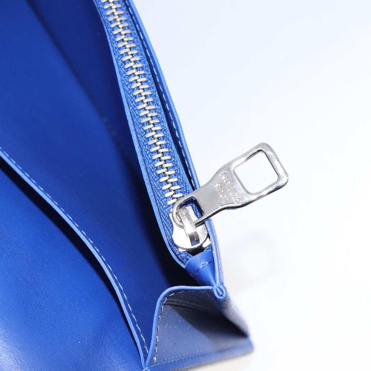 LOUIS VUITTON Taurillon Illusion Portefeuille Plaza Wallet M81255 Auth 211655SAM