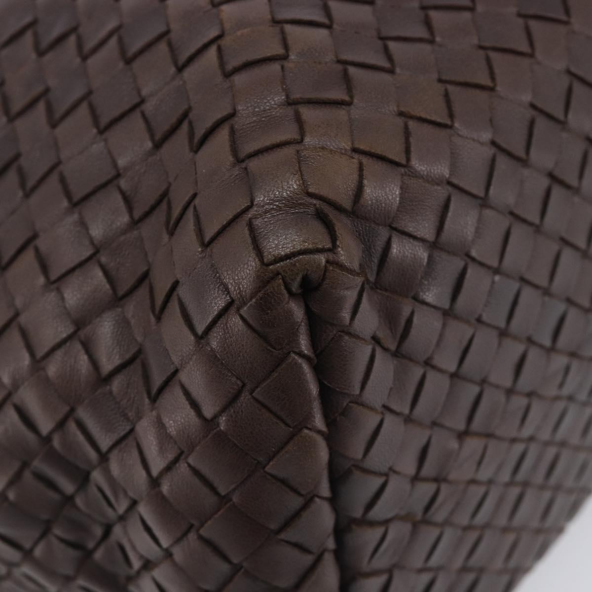 Bottega Veneta INTRECCIATO Tote Bag Leather Brown 179320 Auth 211693V