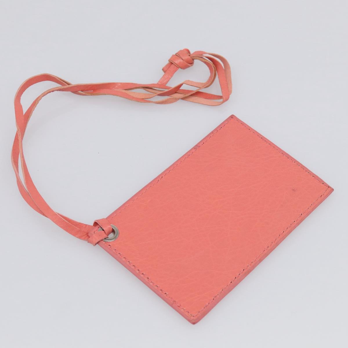 Balenciaga Giant The First Hand Bag Leather 2way Pink Silver 285433 Auth 211745V