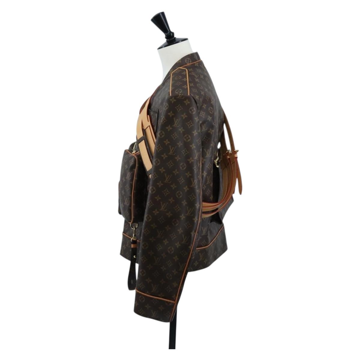 LOUIS VUITTON Monogram Jacket 50/1A5Q6F LV Auth 211780SM