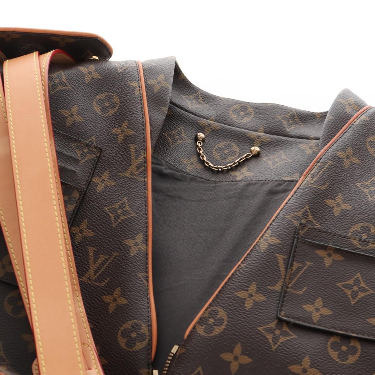 LOUIS VUITTON Monogram Jacket 50/1A5Q6F LV Auth 211780SM