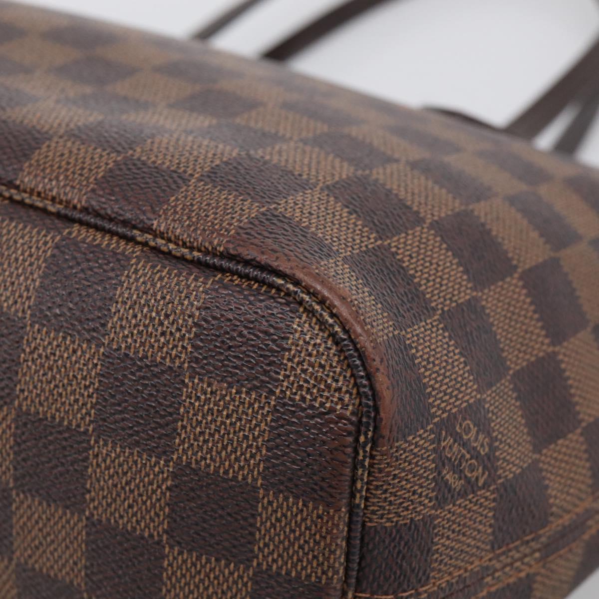 LOUIS VUITTON Damier Ebene Neverfull PM Tote Bag N51109 LV Auth 211804V