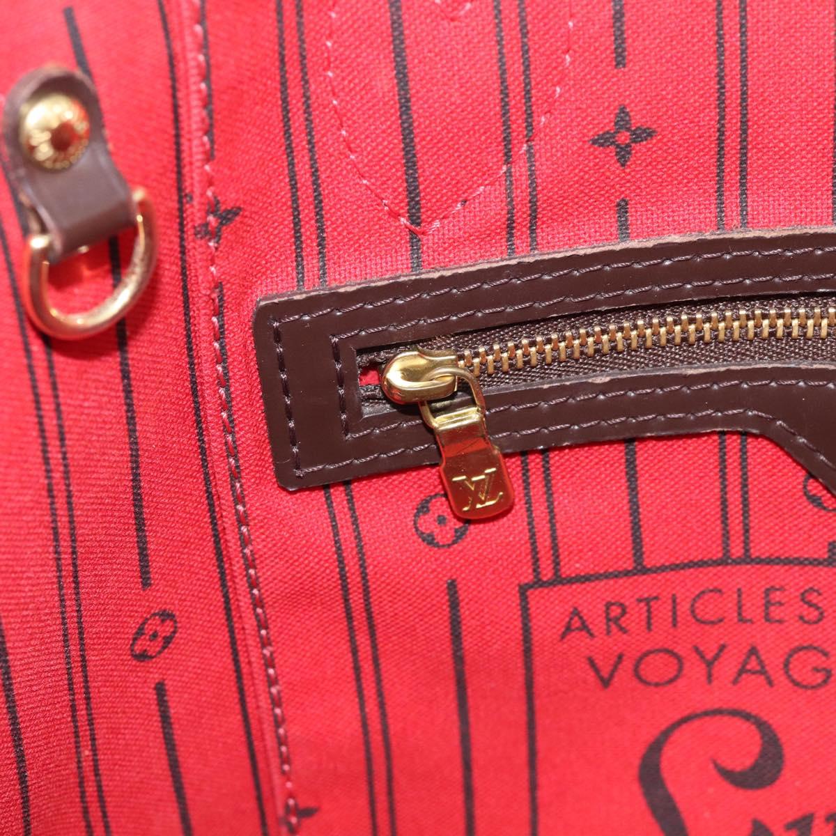 LOUIS VUITTON Damier Ebene Neverfull PM Tote Bag N51109 LV Auth 211804V
