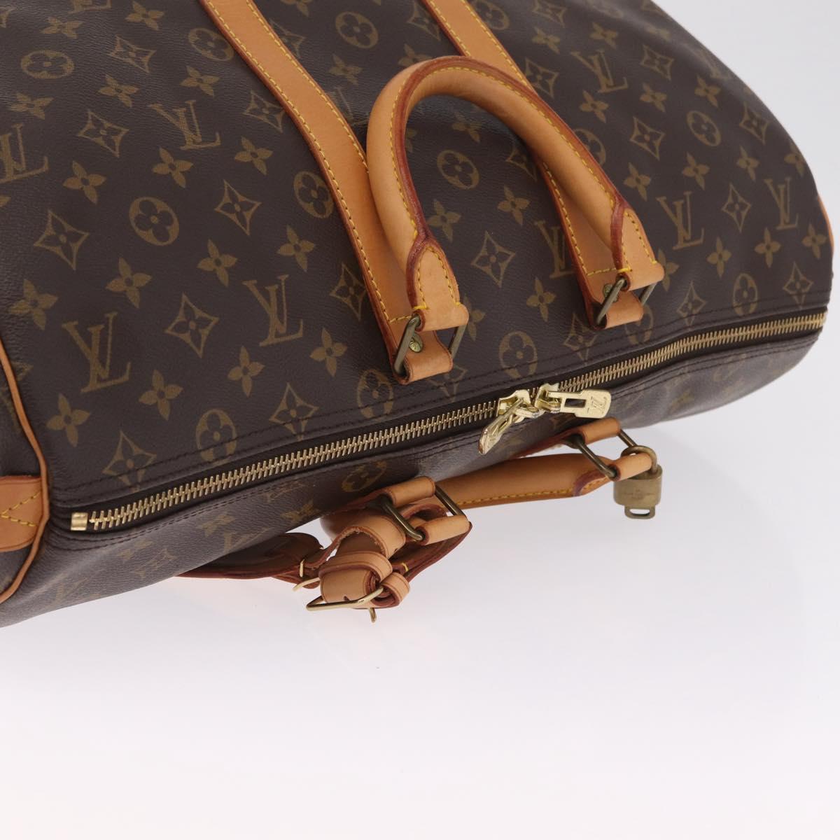 LOUIS VUITTON Monogram Keepall 45 Boston Bag M41428 LV Auth 211813V