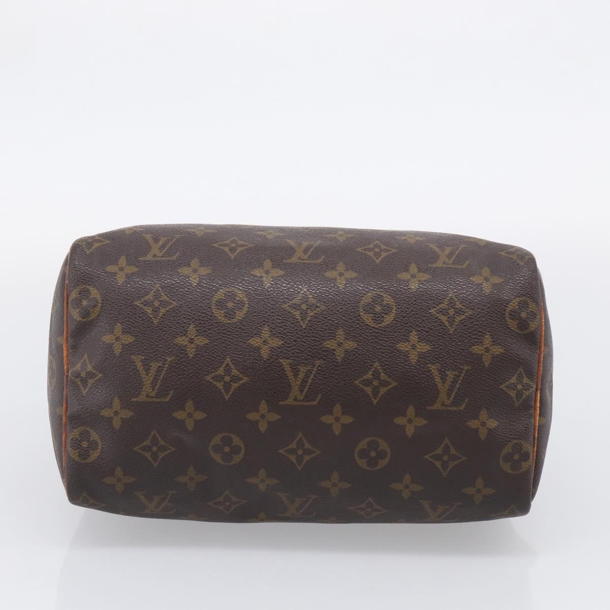 LOUIS VUITTON Monogram Speedy 25 Hand Bag M41528 LV Auth 211814
