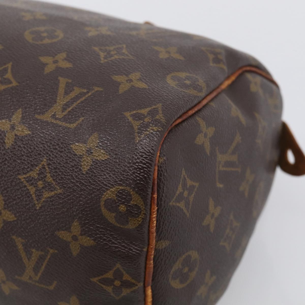 LOUIS VUITTON Monogram Speedy 25 Hand Bag M41528 LV Auth 211814