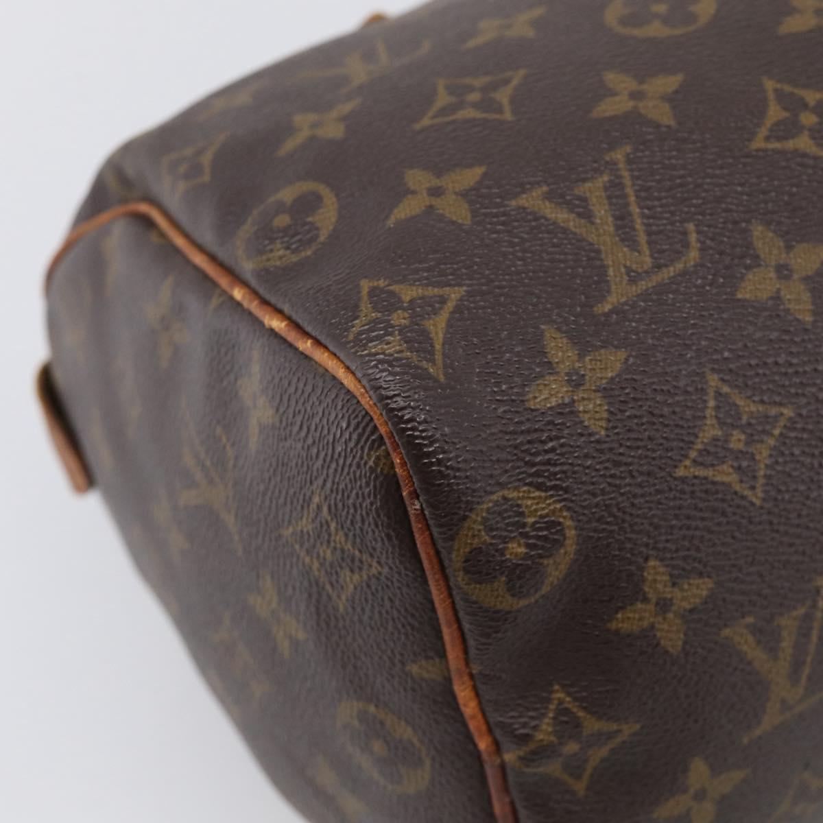 LOUIS VUITTON Monogram Speedy 25 Hand Bag M41528 LV Auth 211814