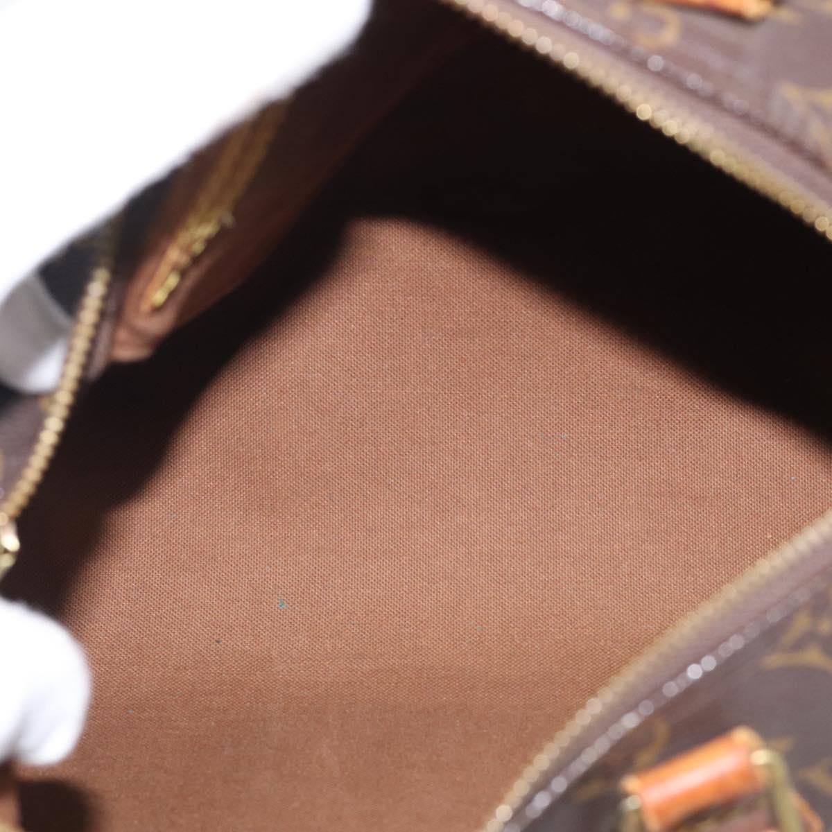 LOUIS VUITTON Monogram Speedy 25 Hand Bag M41528 LV Auth 211814