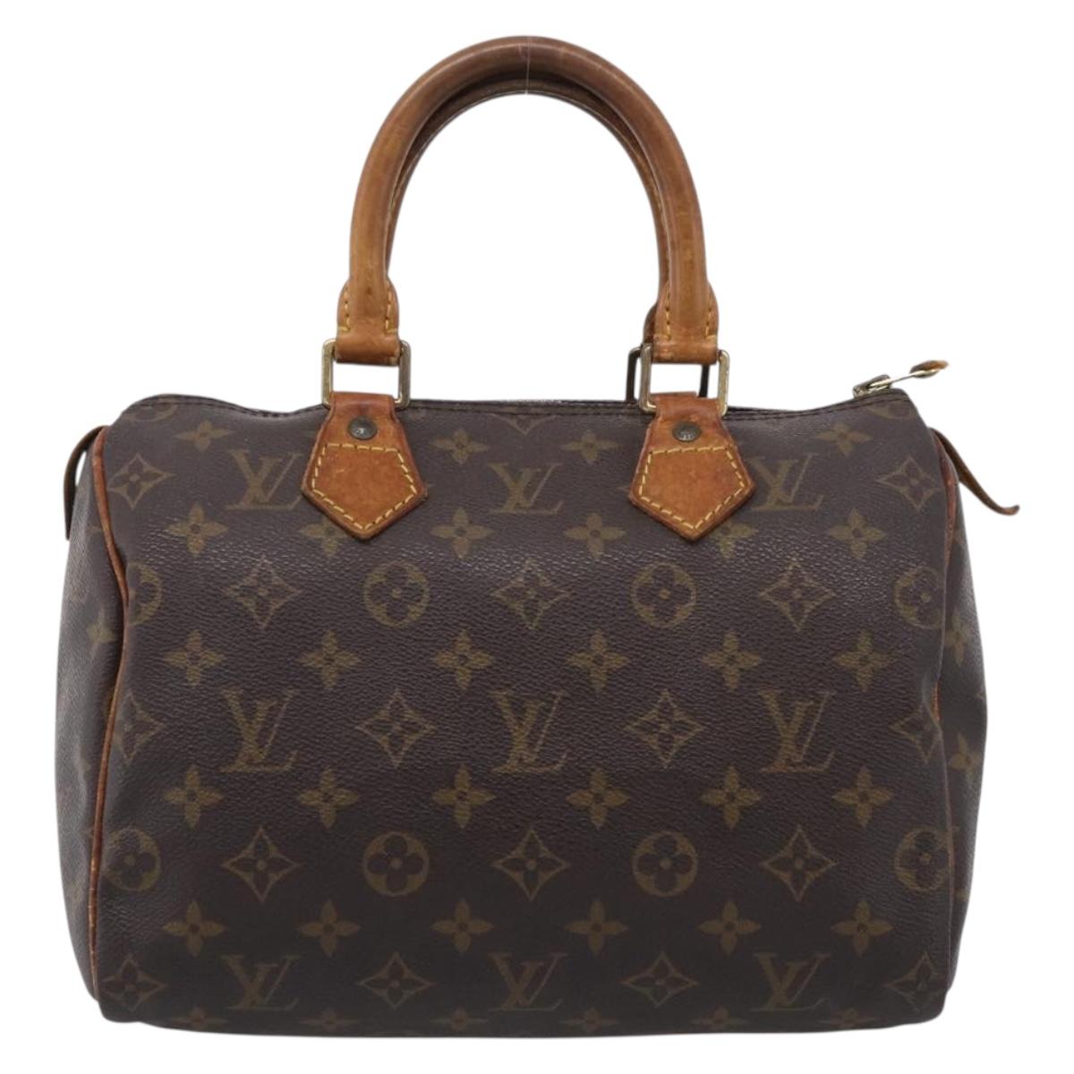 LOUIS VUITTON Monogram Speedy 25 Hand Bag M41528 LV Auth 211814