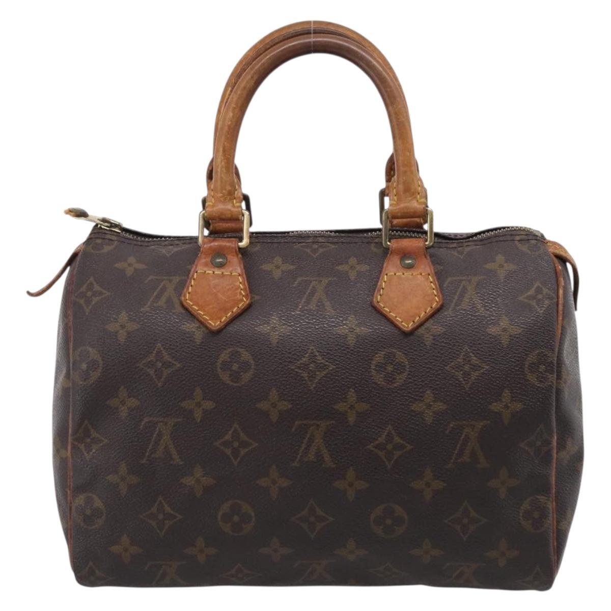 LOUIS VUITTON Monogram Speedy 25 Hand Bag M41528 LV Auth 211814