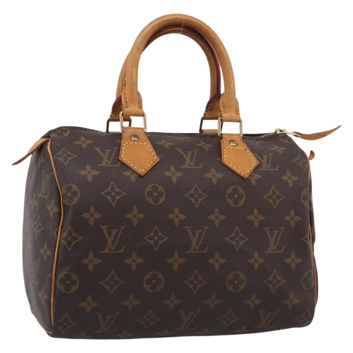 LOUIS VUITTON Monogram Speedy 25 Hand Bag M41528 LV Auth 211816A