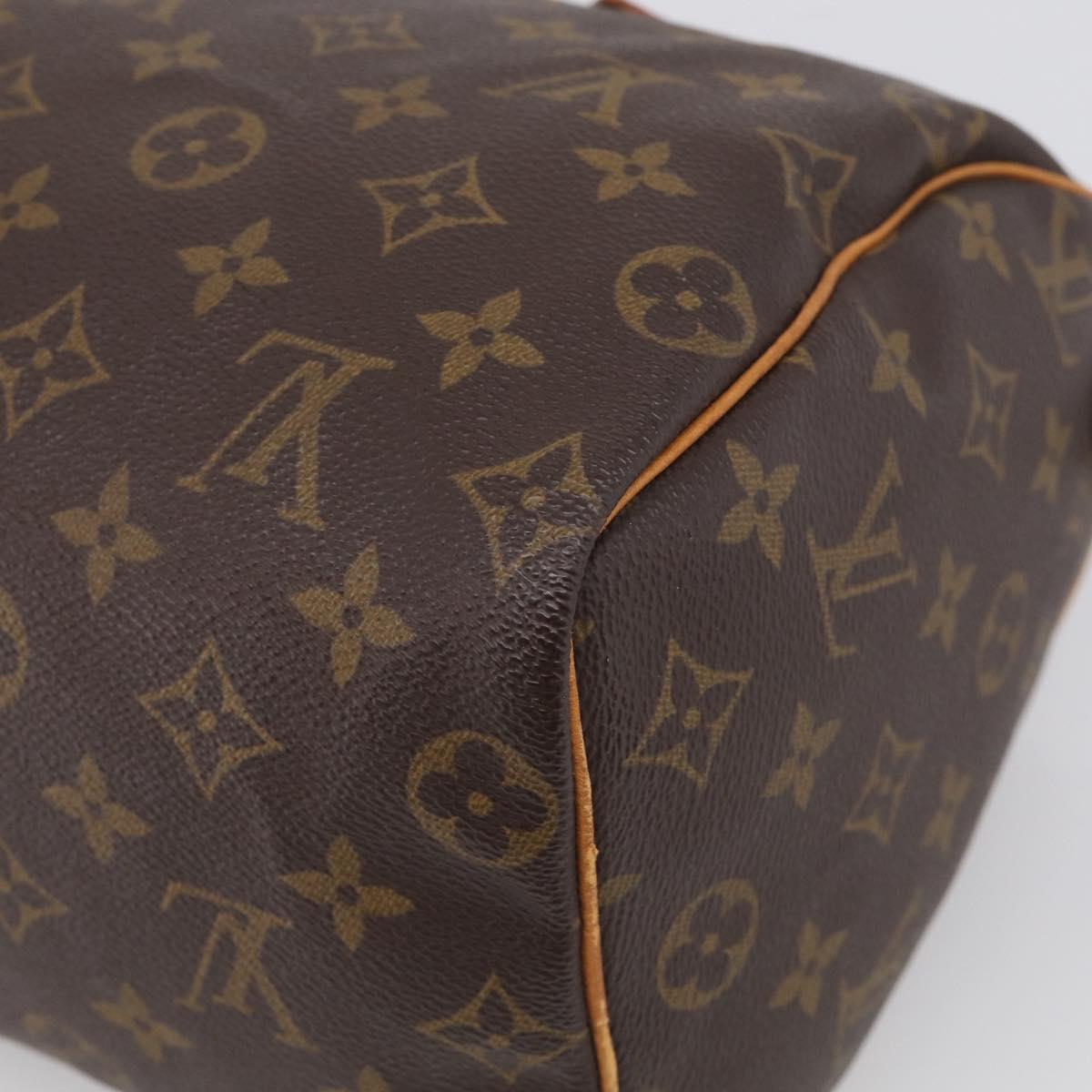 LOUIS VUITTON Monogram Speedy 25 Hand Bag M41528 LV Auth 211816A