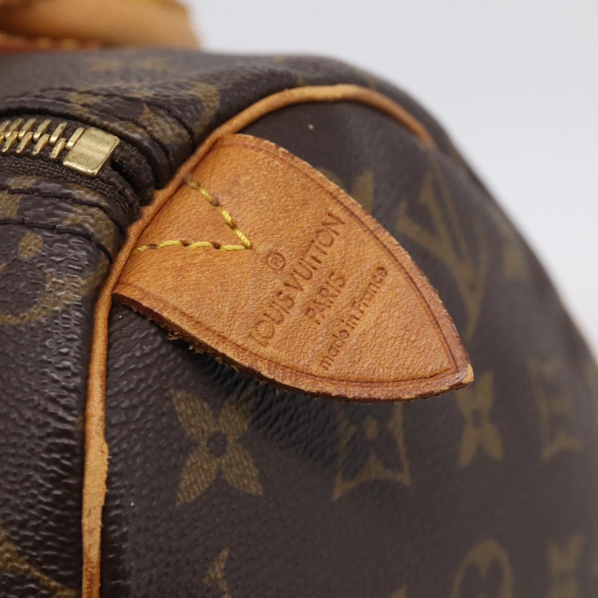 LOUIS VUITTON Monogram Speedy 25 Hand Bag M41528 LV Auth 211816A