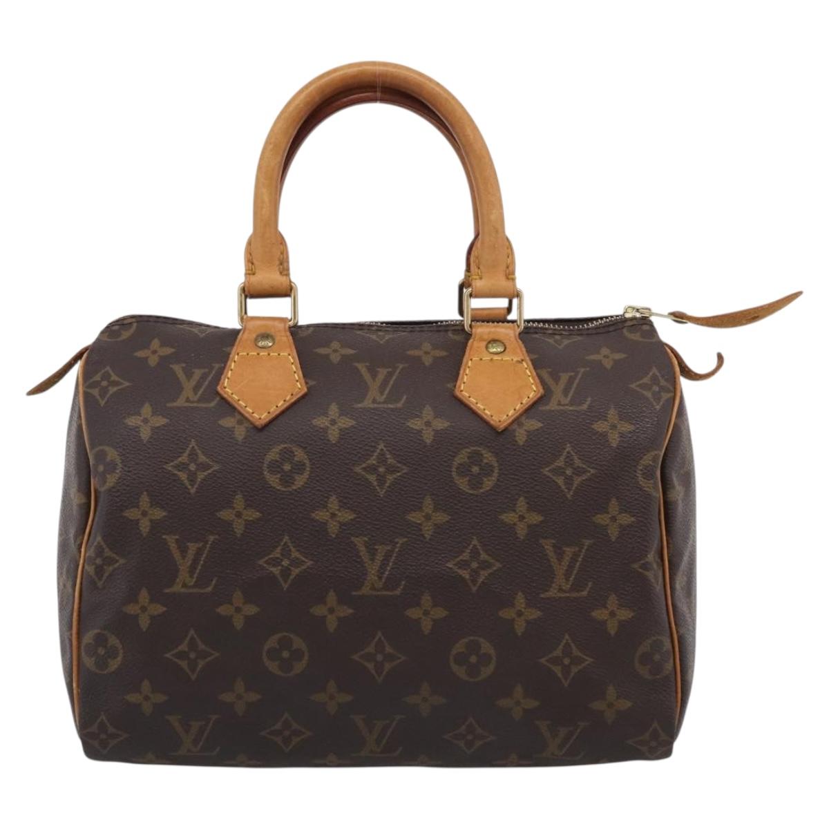 LOUIS VUITTON Monogram Speedy 25 Hand Bag M41528 LV Auth 211816A