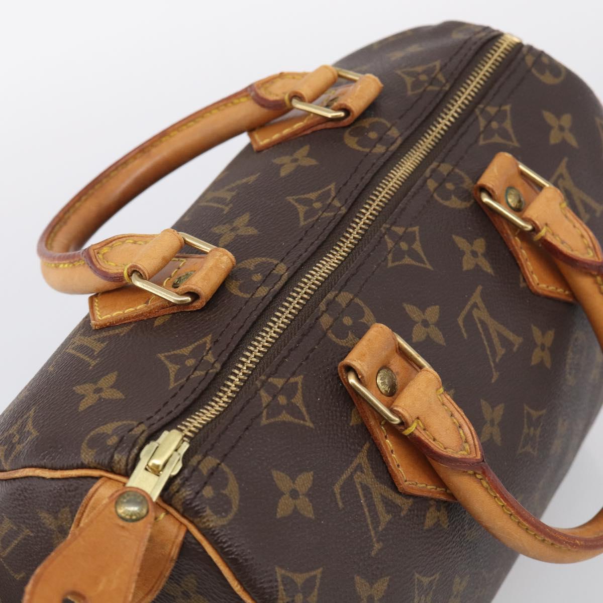 LOUIS VUITTON Monogram Speedy 25 Hand Bag M41528 LV Auth 211816A