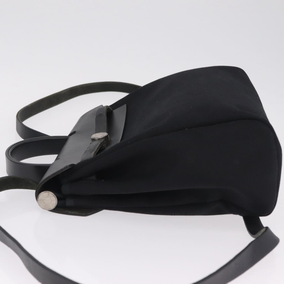 HERMES Herbag Ado PM Backpack Black Auth 211818A