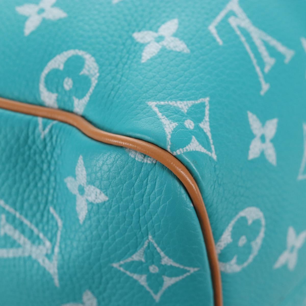 LOUIS VUITTON Speedy P9 Bandouliere 25 Bag Turquoise Blue M11561 Auth 211820SM