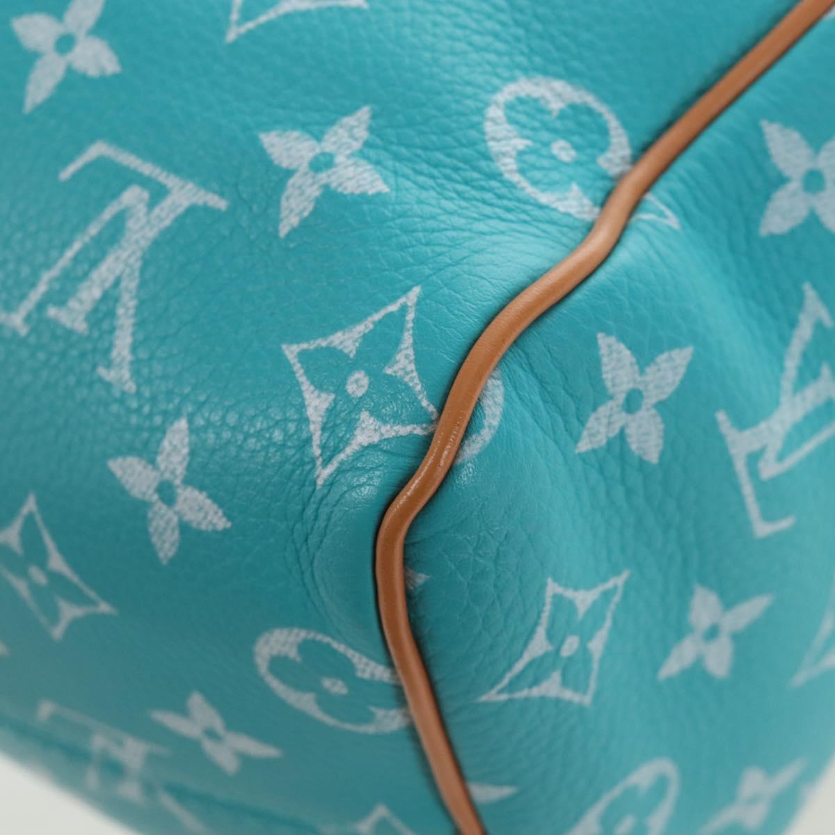 LOUIS VUITTON Speedy P9 Bandouliere 25 Bag Turquoise Blue M11561 Auth 211820SM