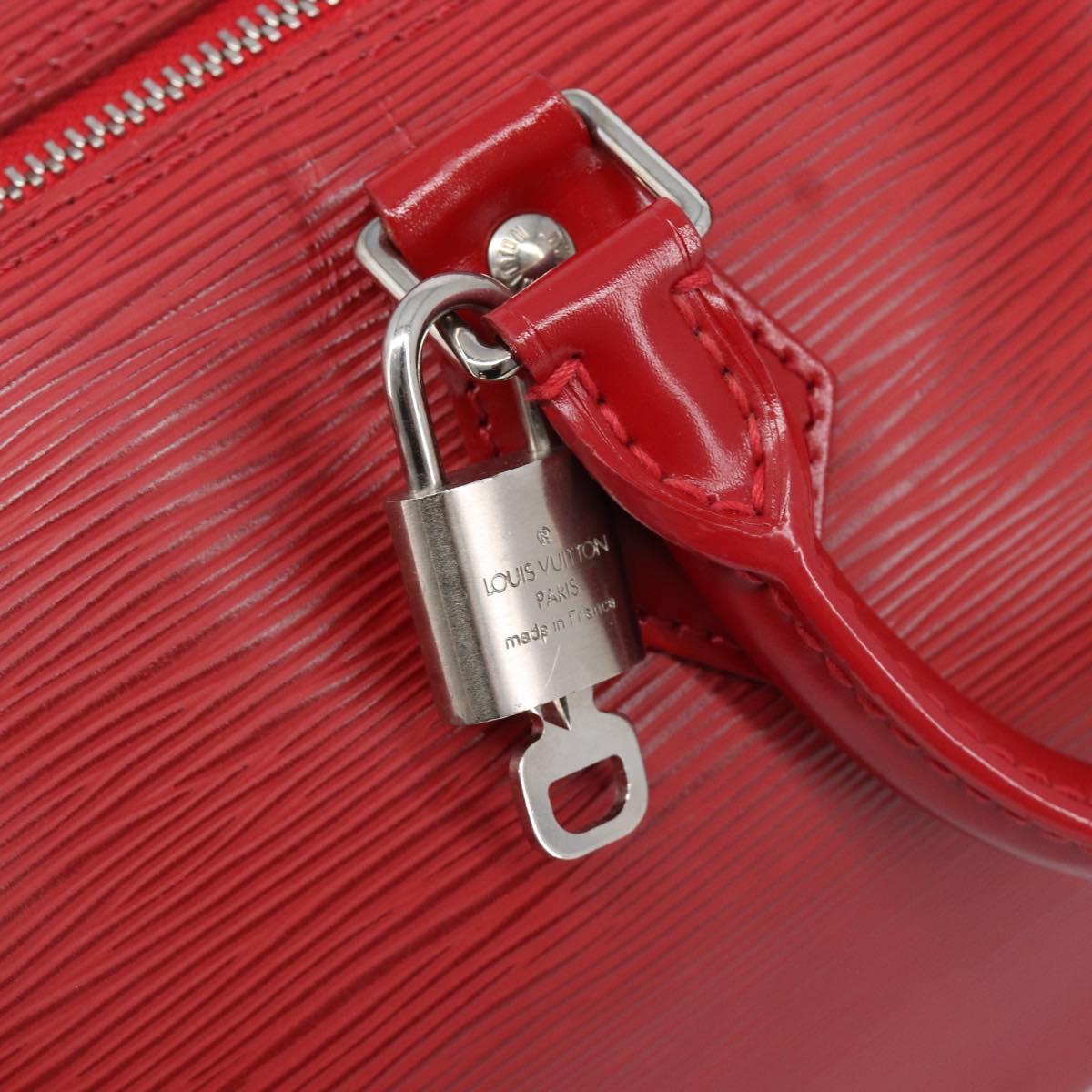LOUIS VUITTON Epi Speedy 25 Hand Bag Castilian Red M43017 LV Auth 211824V