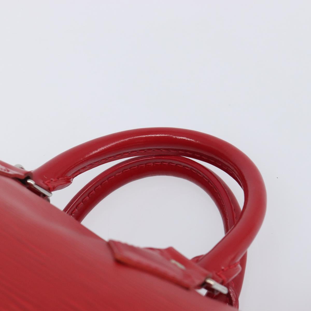 LOUIS VUITTON Epi Speedy 25 Hand Bag Castilian Red M43017 LV Auth 211824V
